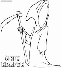 Grim Reaper Coloring Pictures Lovely Infamous Reaper Coloring Page Related Keywords Suggestions Di 2020