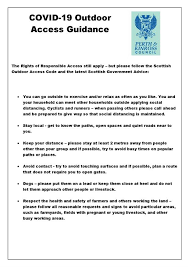 Perth venues visited by positive victorian case. Pkct Covid 19 Update Perth Kinross Countryside Trust