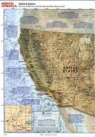 California and city of san francisco. Map Of California And Nevada With Towns And Cities Highway Roads