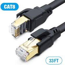 Cat8 ethernet cable super speed rj45 network cable 40gbps patch cord s/ftp. Cat 8 Ethernet Cable 33ft High Speed Network Cable 40gbps 2000mhz 26awg Sftp Lan Internet Cable Cat8 With Gold Plated Walmart Canada