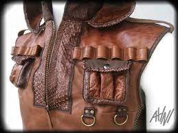 Ahniradvanyi Mens Leather Vest Leather Vest Mens Vest