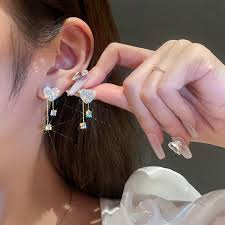 Anting-Anting menjuntai jantung untuk Wanita Indonesia | Ubuy
