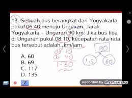 Jangan ketawa denger tips yang satu itu, itu serius, karena tes ini makan waktu minimal 4 jam. Contoh Soal Psikotes Jarak
