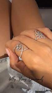 Unique Love Knot Diamond Ring Statement Ring Wide Diamond Etsy Video Video In 2021 Punk Rock Jewelry Jewelry Diamond