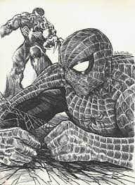 Spiderman and venom coloring pages ellisvillepd org. Spiderman Vs Venom By Axis000 On Deviantart