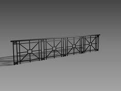 Iron Balcony Railings 3d Model Iron Balcony Railing Iron Balcony Balcony Railing