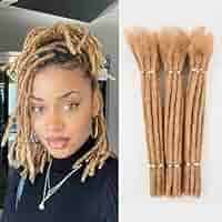 Amazon.com : 6-18 Inch Dreadlock Extensions Human Hair Fully Handmade Human  Hair Dreadlock Extensions for Man/Women Locs Extensions Human Hair Can Be  Dyed Bleached Curled… (8Inch-60Strands, 0.6CM Width-27#) : Beauty & Personal