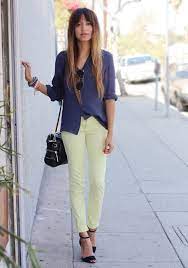 Style Bloggers Denim Outfit Of The Week Denimology Weekly Outfits Style Colored Denim