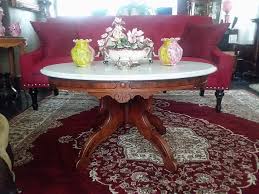 Marble top coffee table victorian furniture grandfather clock vanity bench sideboard carving base dining antiques. Victorian Eastlake Marble Top Table Unknown Maker Age Collectors Weekly
