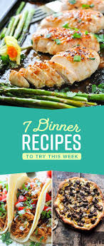 Monsters take a holiday on. 7 Easy Dinner Ideas For Every Day Of The Week