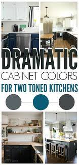 5 Two Toned Diy Kitchen Looks That You Can Create With Just Paint The Weathered Fox Painting Kitchen Cabinets Two Tone Kitchen Kitchen Cabinet Trends