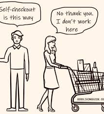 She's Got Leggz by Jacquelin - I hate self checkouts. Won't use them, what's your thoughts? #shopping #technology #self | Facebook