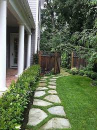 90 Beautiful Side Yard Garden Decor Ideas 72 Backyard Walkway Walkway Landscaping Pathway Landscaping