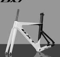 Cuadro de Pista de Carbono BXT, Conjunto de Cuadro de Fibra de Carbono BSA para Bicicleta de Carreras y Pista de Piñón Fijo, Gancho Trasero de 120*9 ...