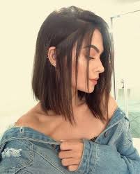 Issa Black Bob Lace Front Wig Straight Indian Virgin Hair Hairvivi Black Bob Fake Scalp Lace Front Wig Comes Coupe De Cheveux Moyen Cheveux Coupe De Cheveux