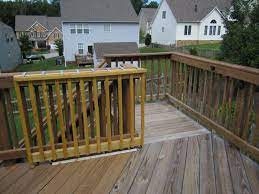 Diy A Sliding Gate For My Deck Deck Gate Porch Gate Building A Deck