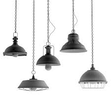 Black Cast Industrial Pendant Lights Set 3d Model Download 3d Model Black Cast Industrial Pendant Lights Set 114226 3dbaza Com