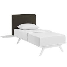 Our goal is to provide something for every homeowner's taste from modern to traditional in price ranges accommodating all. Modern Contemporary Urban Design Three Pcs Twin Size Bedroom Bed Set Brown White Wood Mode Twin Bedroom Sets Queen Upholstered Headboard Bedroom Arrangement