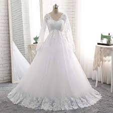 Long Sleeve Wedding Dress Amazon