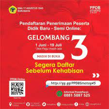 Yayasan didirikan oleh beberapa orang yang berpandangan nasionalis yang menyadari kondisi. Gelombang 3 Masih Dibuka Sma 17 Agustus 1945 Surabaya Facebook