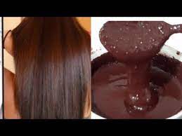 صباغة طبيعية باللون البني اللامع تغطي الشيب من أول استعمال ومقوية للشعر youtube