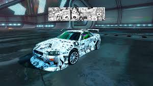 Nissan Skyline Ahegao Banner and Decal – Rocket League Mods