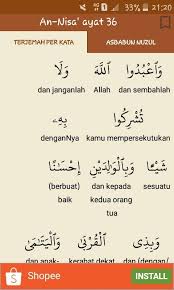 Al quran terjemahan audio surah 18 al kahfi. Artikan Surah An Nisa Ayat 36 Per Ayatarti Setiap 1 Ayat Jgn Cuma Mau Ngambil Poin Brainly Co Id