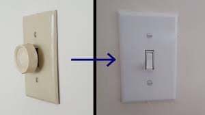 How To Change A Dimmer Switch To Regular Switch Youtube