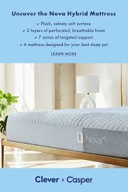 The Casper Nova Mattress Is A Sleep Lover S Dream Mattress Mattress Design Hybrid Mattress
