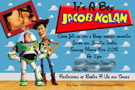 Baby Shower Invitations Toy Story Baby Shower Toy Story Woody And Buzz Cute Invitations Toy Story Baby Disney Baby Shower Baby Shower Invitations