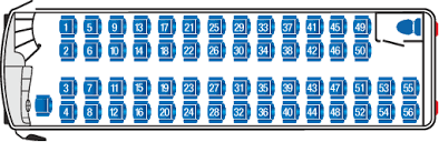 charter bus seating chart best picture of chart anyimage org