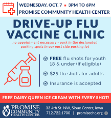 A common complication of the flu is pneumonia, particularly in the young. Flu Shot Drive Up Clinic Promise Community Health Center Located In Sioux Center Northwest Iowa