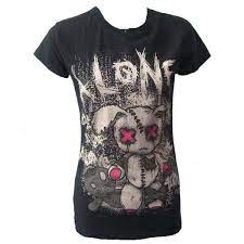 Men's ethical clothing companies & brands. Haschen T Shirt Schwarz Alone Emo Shop Scene Style Kleidung Accessoires Scene Outfits Cute Emo Outfits Luckless Clothing