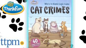It also analyses reviews to verify. Cat Crimes From Thinkfun Youtube