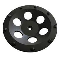 EDiamondTools 7 in. PCD Grinding Wheel for Mastic, Coatings, Epoxy and  Paint, 9 Quarter Round Segments, 5/8"-11 Arbor PWP0709A5