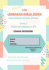 Lks kelas 5 semester 1. Lks Ips Kls 5