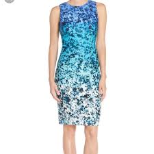 Womens sharkbite hem tied shoulders maxi dress. Vince Camuto Dresses Vince Camuto Sheath Dress Poshmark