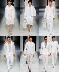 Black And White Party Outfits For Guys Men S White On White Ss14 Fashion Trend Fashionbeans In 2020 All White Mens Outfit White Outfit For Men All White Outfit