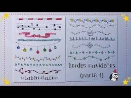 Márgenes para cuadernos, portadas y tarjetas ideas para decorar cartas navideñas y apuntes bonitos. Marcos Para Cuadernos Bonitos Y Faciles