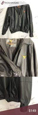 University Of Texas Longhorns Leather Jacket Leather Jacket Jackets Clothes Design