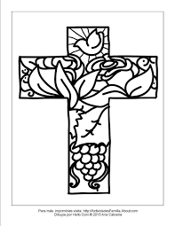 10 Lindos Dibujos De Pascua De Resurreccion Para Colorear En Familia Dibujos De Pascua Cruces Pintadas Dibujo De Cruz