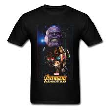 New Marvel Avengers Infinity War Thanos Men Shirt Comic Graphic Mens T Shirt Men 2018 New Fashion Printed Fashionable Round