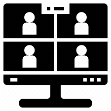 Conference Consult Meeting Network Onilne Icon Download On Iconfinder Flat Design Icons Flat Icon Icon