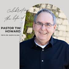 Today I'm grieving the loss of a great man, my friend, mentor and pastor  Tim Howard. Tim was the Lead Pastor at Koinonia Church for most of my adult  life. When I
