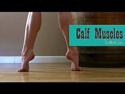 Tie one end of a resistance band to a sturdy object and the other end around the ball of your right foot. Follow Along Calf Muscle Exercise Http Www Takecontrolofmyhealthandfitness Com Follow Along Calf Muscle Exercise Calf Muscles Muscle Fitness Calf Exercises