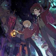 luminous slime, goodtimeswithscar, goodtimeswithscar (tycoon), grian  (youtuber), jellie (hermitcraft), hermitcraft, minecraft, minecraft  youtube, commentary, english commentary, 1other, 2boys, animal,  animification, bird wings, blonde hair, blue eyes ...