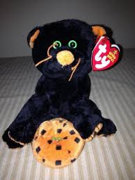Black And White Beanie Baby Cat Rare Retired Ty Beanie Baby Superstition The Halloween Black Cat 5 New Mwmt Ebay Original Beanie Babies Baby Beanie Black Cat Halloween