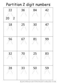Partition 2 Digit Numbers Worksheet Free Printables Partition 2 Digit Numbers Worksh Free Printable Worksheets Ks1 Maths Worksheets First Grade Math Worksheets