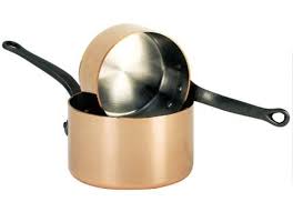 De Buyer 6460 20 3 7qt Copper Sauce Pan French Copper Cookware Check This Awesome Product By Going To Induction Cookware Copper Cookware Cast Iron Handles