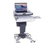 Cheap Price Medical Mobile Computing Cart Trolley with Height Adjustment  Workstation Laptop